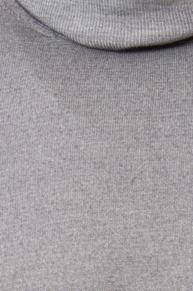 Zanieri Rollkragenpullover in Grau meliert