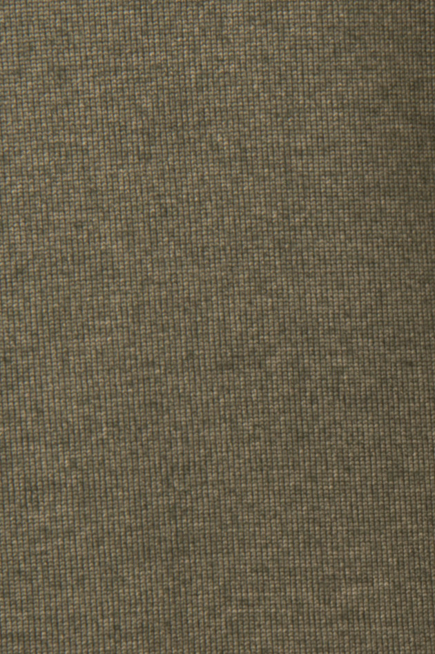 Zanieri Pullover aus Wolle in Oliv meliert