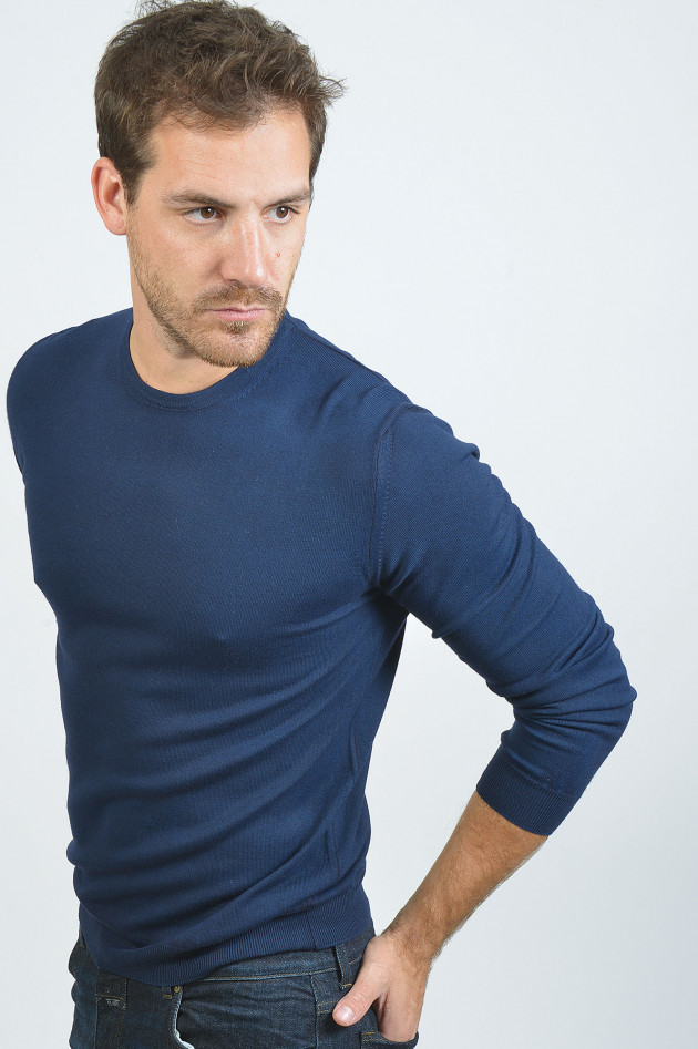 Zanieri  Pullover aus Wolle in Blau