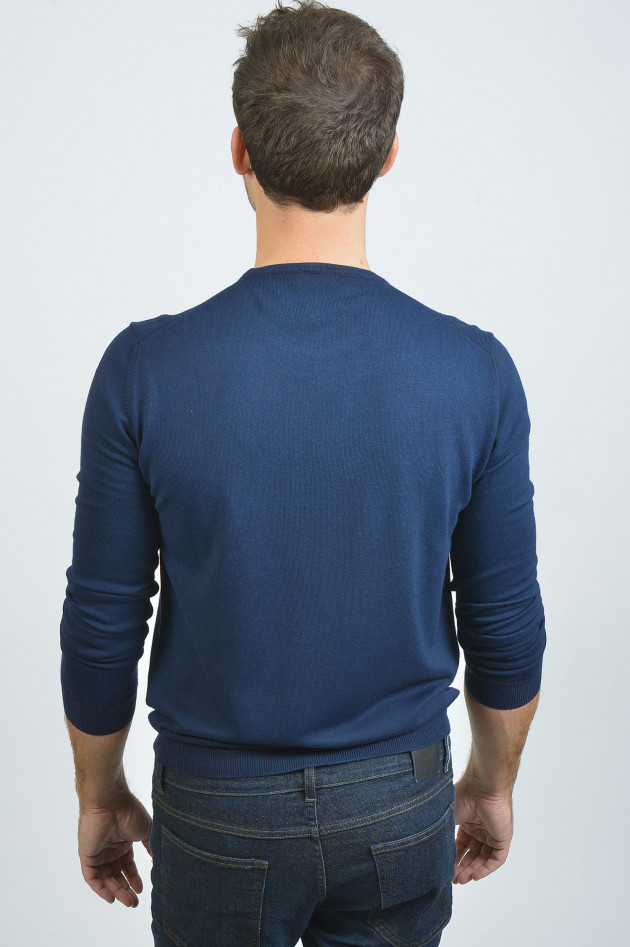 Zanieri  Pullover aus Wolle in Blau