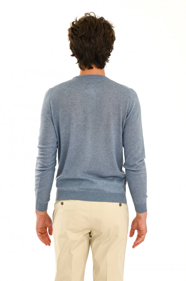 Zanieri Kaschmir Pullover in Hellblau