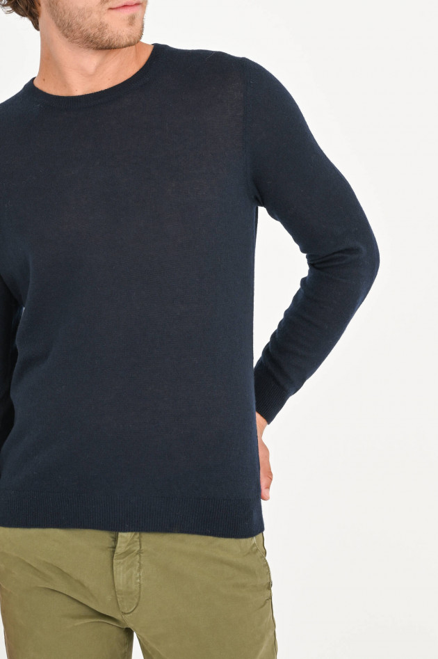 Zanieri Kaschmir Pullover in Navy