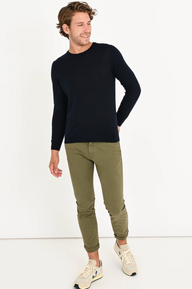 Zanieri Kaschmir Pullover in Navy