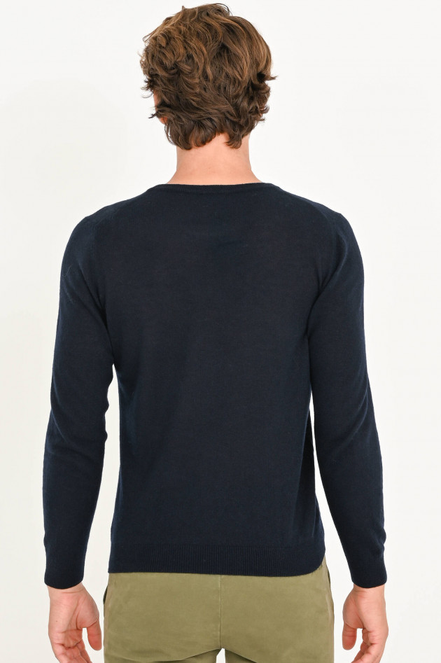 Zanieri Kaschmir Pullover in Navy