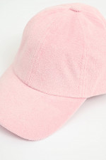 Basecap aus Frottee in Rosa
