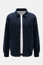 Jacke aus Leinen in Navy