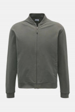 Sweat-Bomberjacke in Khaki 
