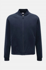 Sweat-Bomberjacke in Navy