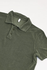 Frottee-Polo TERRY in Jungle Green