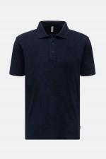 Frottee-Polo TERRY in Navy