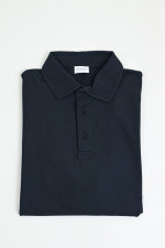 Jersey Polo-Shirt in Navy