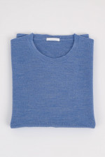 Pullover OYSTER aus Merinowolle in Hellblau