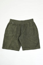 Frottee-Bermudashorts in Jungle Green