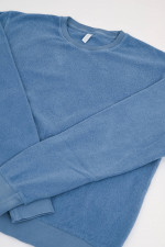 Sweatshirt OYSTER in Mittelblau