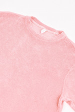 Frottee-Shirt in Sorbet