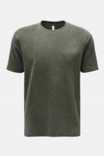 T-Shirt aus Frottee in Jungle Green