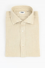 Leinenhemd in Beige