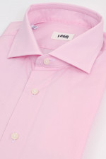 Hemd aus Baumwoll-Twill in Rosa