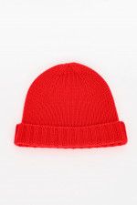 Mütze aus Cashmere in Rot