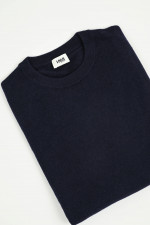 Cashmerepullover mit Rundhals in Marine