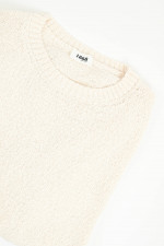 Pullover aus Baumwolle in Creme