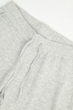 Baumwoll-Miy Shorts in Hellgrau