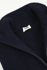 Strickweste aus Woll-Cashmere-Mix in Marine