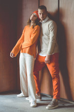 Cargohose aus Cord in Burned Orange