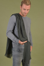 Schal in Oliv