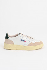 Leder-Sneaker MEDALIST LOW in Weiß/Nude/Grün