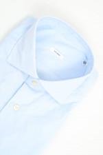 Slim Fit Hemd aus Baumwolle in Hellblau