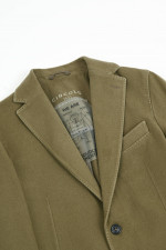 Sakko aus Wolle in Avocado