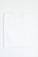 Loose Fit Kurzarm-Shirt in Bianco