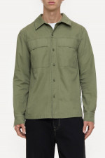 Overshirt in Oliv