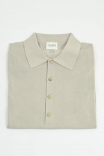 Poloshirt aus Baumwolle in Cloud Grey