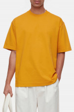 T-Shirt aus Bio-Baumwolle in Orangegelb