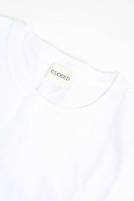 Basic Kurzarm-Shirt in Weiß