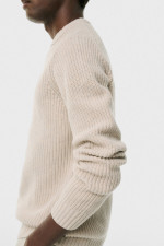 Strickpullover TRIM in Beige melange