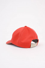 Basecap mit Logo in Rot