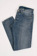 Slim Fit Jeans in Mittelblau