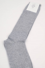 Wollmix Socken in Hellgrau