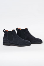 Chelsea Boot aus Veloursleder in Navy 