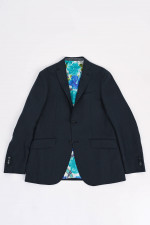 Leinen-Sakko in Navy