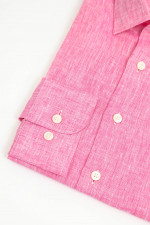 Leinenhemd in Pink