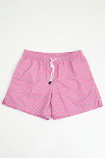 Badehose mit Quallen-Muster in Pink/Blau
