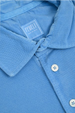 Polo-Shirt in Türkisblau