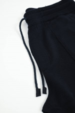 Sweatpants aus Merinowolle in Navy