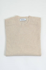 Strickpullover aus Wolle in Sand