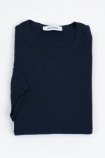 Frottee Shirt in Navy