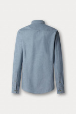 Denim-Hemd aus Baumwolle in Light Blue